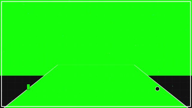 Logistics velocity animation with green screen and black triangles moving fast