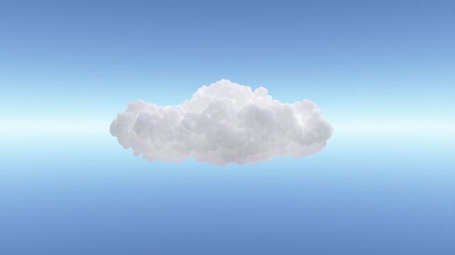 VFX Volume Cloud Natural Motion | Alpha Channel | Eye Level | Variation3
