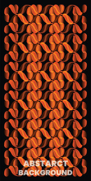 Coffee Bean Seamless Pattern Background with Roasted Beans Repeating Texture for Cafe and Beverage Branding