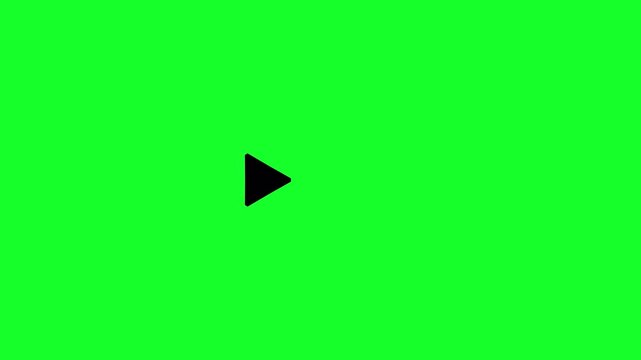 Fast forward symbols icon symbol animation in 4k animation with alpha channel Fast forward sign moving forward on transparent background 