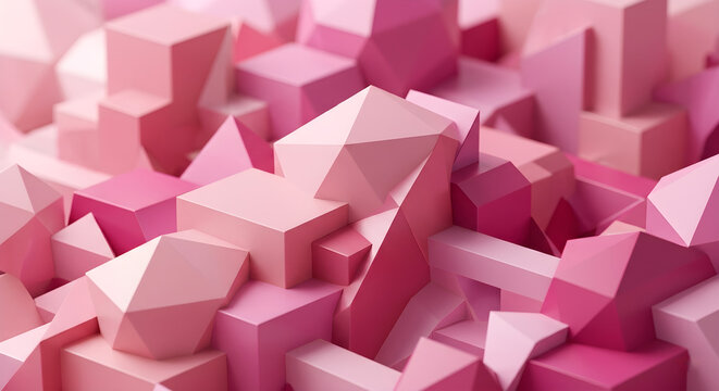 abstract pink blocks background