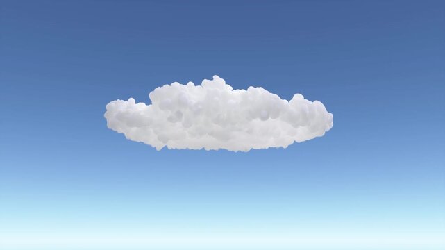 VFX Volume Cloud Natural Motion | Alpha Channel | Low Angle 15&deg; | Variation1