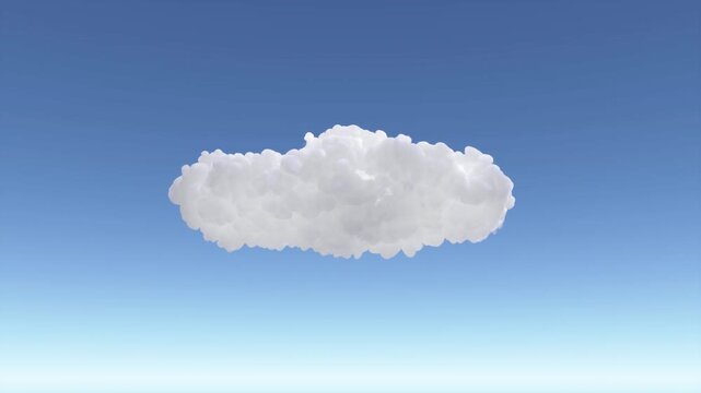 VFX Volume Cloud Natural Motion | Alpha Channel | Low Angle 15&deg; | Variation3