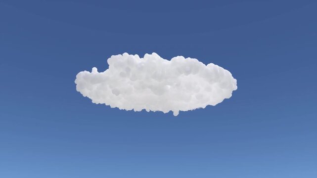 VFX Volume Cloud Natural Motion | Alpha Channel | Low Angle 30&deg; | Variation1