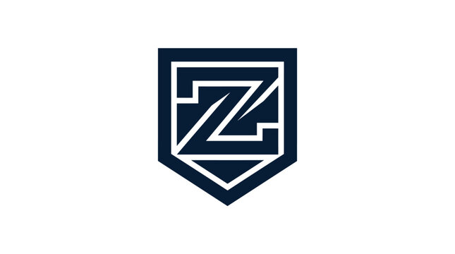 Geometric shield emblem containing a stylized letter Z monogram.