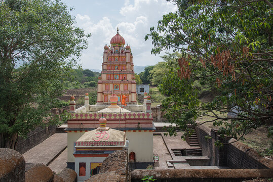 Ranjeshwar Temple, an ancient, culturally significant Lord Shiva temple located in Ranje village. Dating back over 400 years to the pre-Shivaji era. Pune, Maharashtra, India.