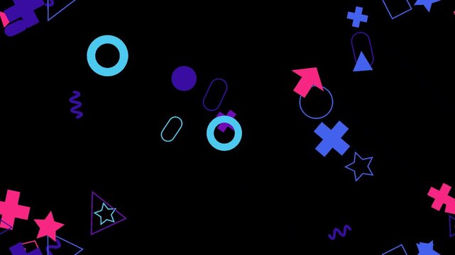 Abstract purple music background with floating notes and colorful floral disco light pattern vector illustration