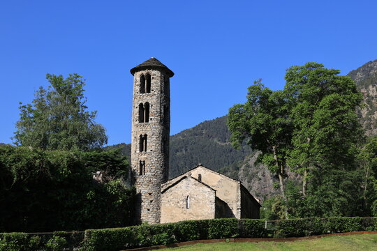 Church of Santa Coloma d'Andorra in Santa Coloma, parish of Andorra la Vella, Andorra