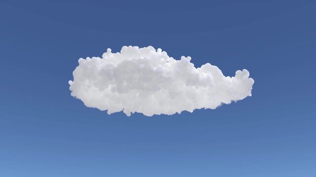 VFX Volume Cloud Natural Motion | Alpha Channel | Low Angle 30&deg; | Variation4