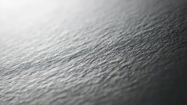 Macro photograph of a textured paper surface, showcasing fine details and natural patterns. The lighting emphasizes the depth and organic feel of the paper fibers