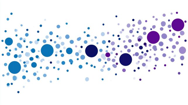 Visual representation of differential privacy shows individual data points and noise while maintaining aggregated patterns in blue and purple.