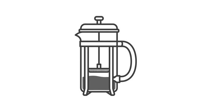 French press coffee maker pot.