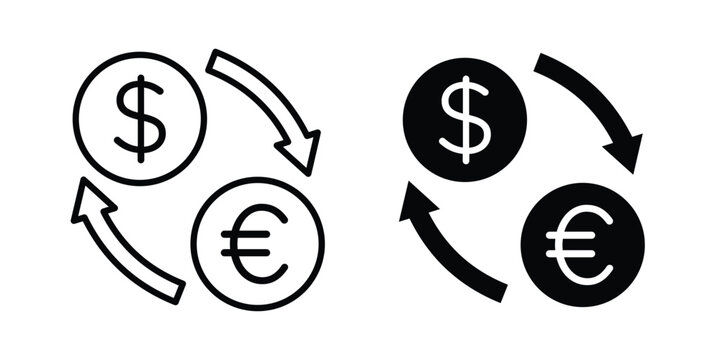 Currency exchange icon