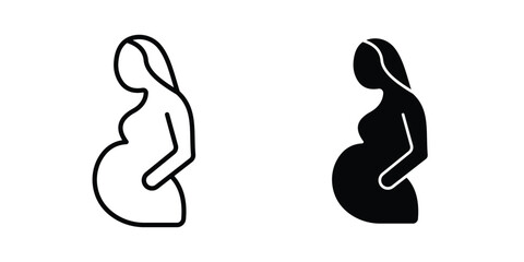 Fototapeta premium Pregnancy icon