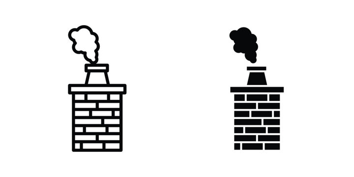 Chimney smoke icon