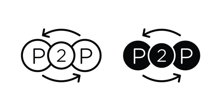 Peer to peer icon