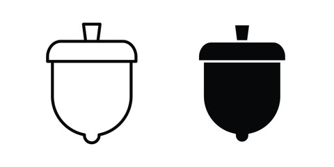 Oak nut icon © Muhtemel
