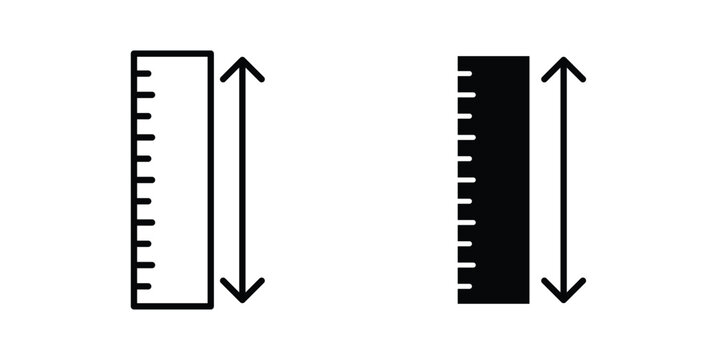 Measurement ruler icon