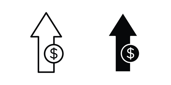 Cost increase icon