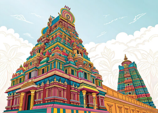 Meenakshi Temple gopuram