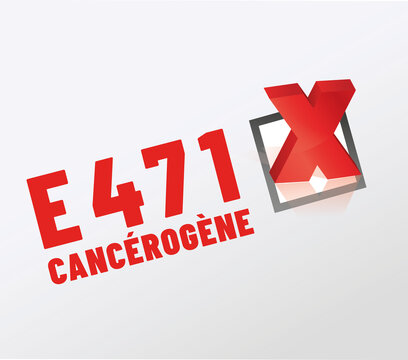 additif alimentaire E471 (&eacute;mulsifiant) - mono et diglyc&eacute;rides d'acides gras