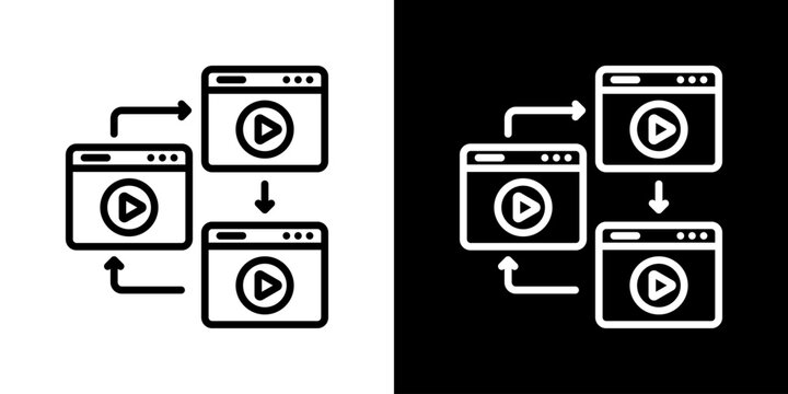 Republishing Icon Set Multiple Style Collection