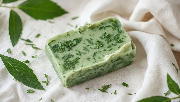 Artisanal Neem Infused Herbal Soap Bar