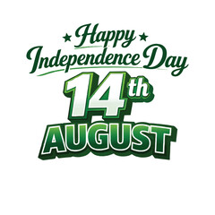 Naklejka premium Happy Independence Day 