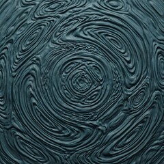 Fototapeta premium Hyper-Complex Kinetic Ocean Fluid Wave Ripple. Extreme Macro Matte Deep Teal Blue and Slate Gray Viscous Energy Waveforms. 8K