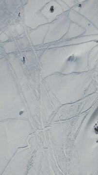 Snow Sport Overhead View