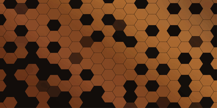 Seamless Leopard Fur Texture Pattern Vector Illustration with Brown Yellow and Green Animal Print Geometric Mosaic Design for Textile Wallpaper Decoration and Nature Art