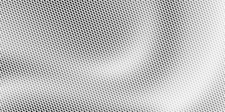 Grunge halftone gradient background. Faded grit noise texture. White and black sand wallpaper. Retro pixelated backdrop. Anime or manga style comic overlay. Vector graphic design textured