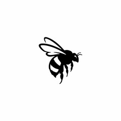 Fototapeta premium bee on white