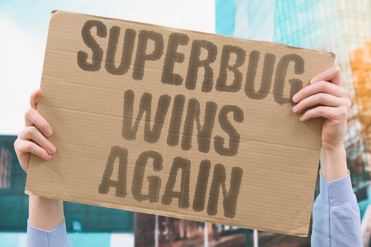 "Superbug wins again" Resistant bacteria overcome current treatments. OVERCOME. RESISTANT. TREATMENT. FAILURE. DANGER.