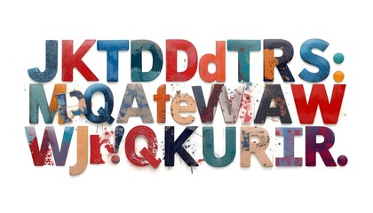 Fototapeta premium birthday, letters, business, word, text, concept, alphabet, 3d, illustration, letter, design, sign, colorful, happy, vector, holiday