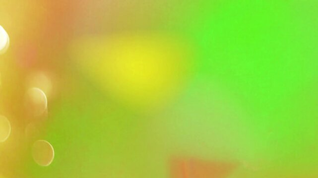 Abstract background displays soft lime green and warm golden light flares that create a dreamy, ethereal aesthetic suitable for modern digital design projects that require a vibrant, clean visual.