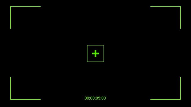 CCTV User interface video overlay. CCTV dashboard interface, Video camera recorder screen overlay animation , Recording camera screen interface icon. 