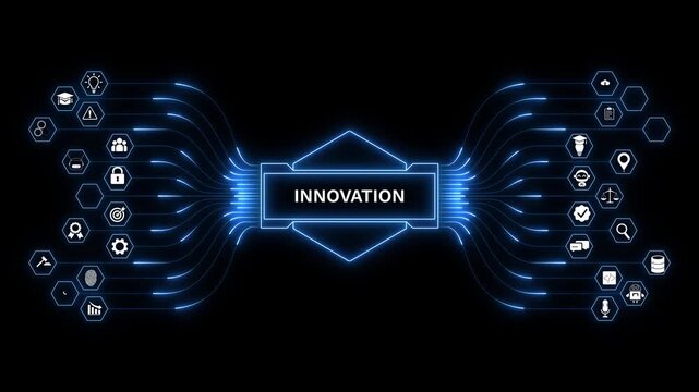 Innovation Digital Ecosystem with Artificial Intelligence, Automation, Enterprise Platform and Technology Network