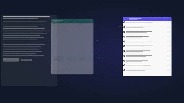 AI Email Drafting Copilot Dark Indigo AI Automation 4K