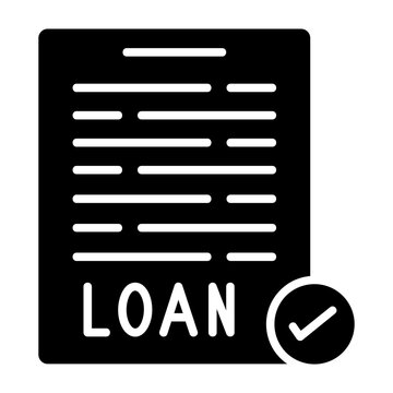 Loan Vector Icon