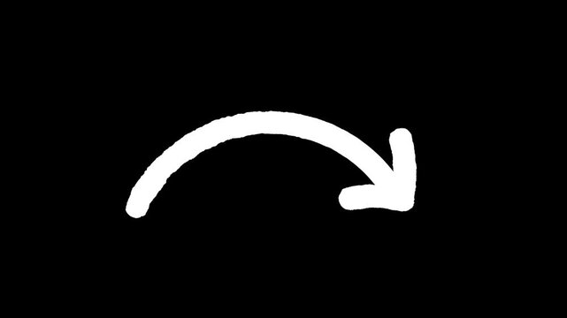 Arrow pointing to right animation. direction symbol indicating back or previous page. arrow bouncing left to right. arrow direction. arrow icon animation. Directional sign arrow 4k video