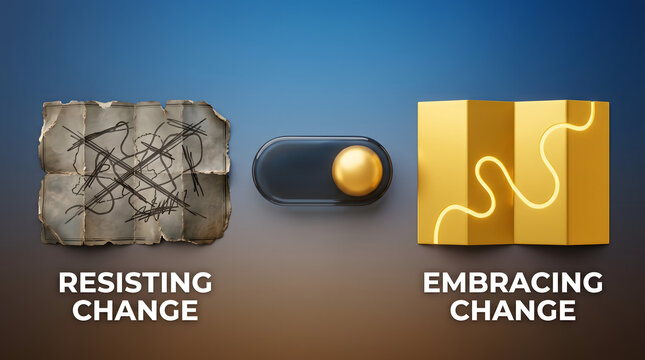 Change concept with toggle switch between resisting