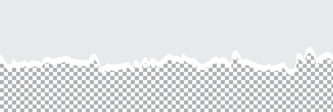 Professional elements with torn paper texture digital illustrations. rectangular tear cardboard banner, vector illustration