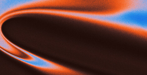 Fototapeta na wymiar Warm grainy gradient background, grainy texture glowing header, abstract poster, backdrop, banner, wallpaper design. 4K Beautiful color gradient background with noise. Pastel blurred grainy gradient.