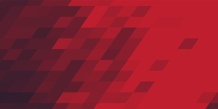 Abstract dark red geometric background with triangle pattern. Modern mosaic gradient design for technology, sports, or corporate identity. Professional textured vector backdrop.