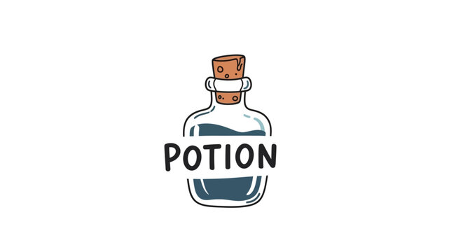 a bottle of magical potion.