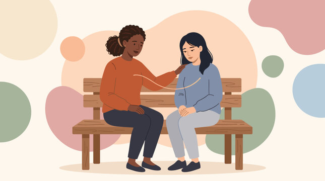 Empathy Emotional Support and Counseling Vector