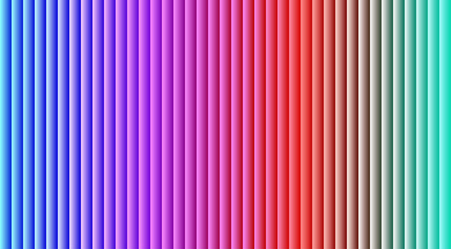 Vertical gradient background, with parallel stripes, in blue, purple, red, and teal, colors lines pattern