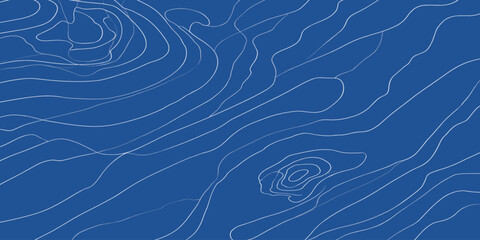 Blue background with white topographic contour lines topographic abstract elevation background cartography geography navigation landscape minimalist structure backdrop geometric technical © MOHAMAD