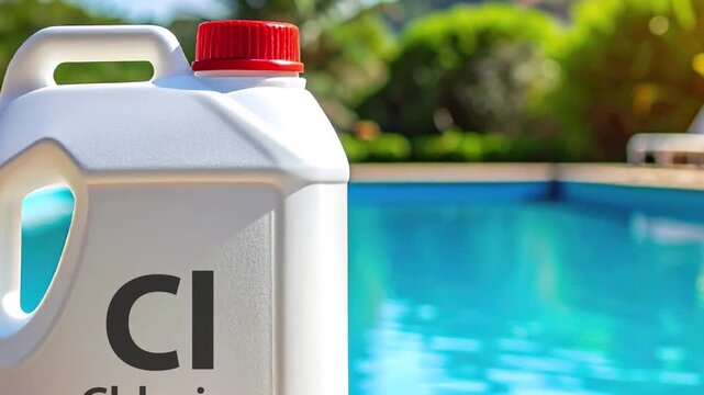 chlorine and pool